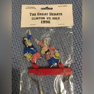 Clinton vs Dole Presidential 1996 Metallic Memorabilia